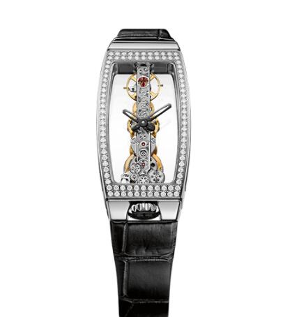 Review Replica Corum Golden Bridge Miss White Gold Diamonds Watch B113/00823 - 113.102.69/0001 0000